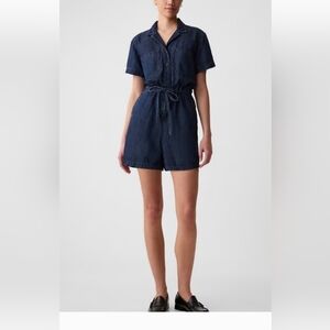 GAP Dark Blue Denim Romper
